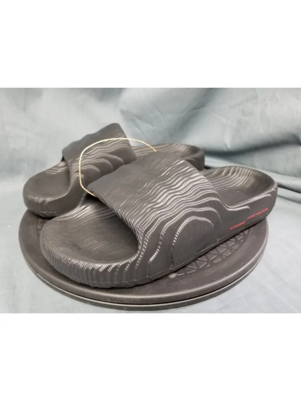Adidas Adilette 22 Slides Slip On Synthetic Black Men's Size 11 NEW WITH TAGS!